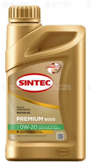 Sintec PREMIUM 9000 SAE 0W-30  API SN plus ACEA C5 1л синтетика